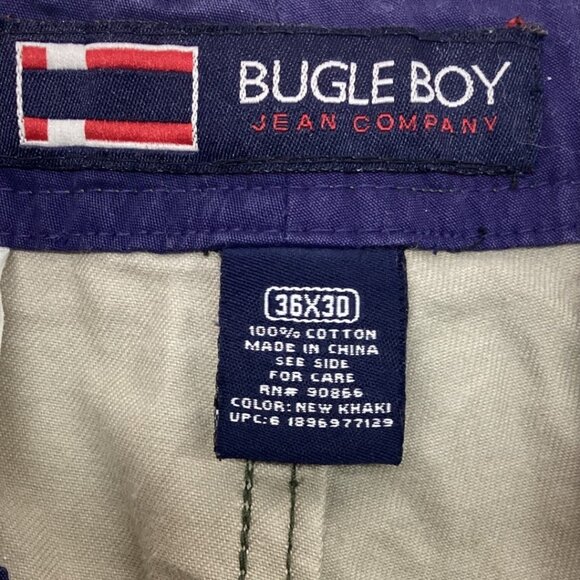 Vintage Bugle Boy Hybrid Cargo Pants / Shorts Zip-Off Legs Size 36 W‎ 30 In - Picture 3 of 5